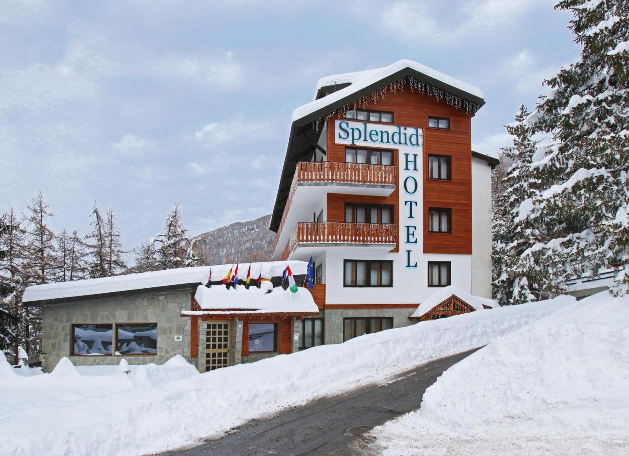 Hotel Splendid Oulx Exterior foto